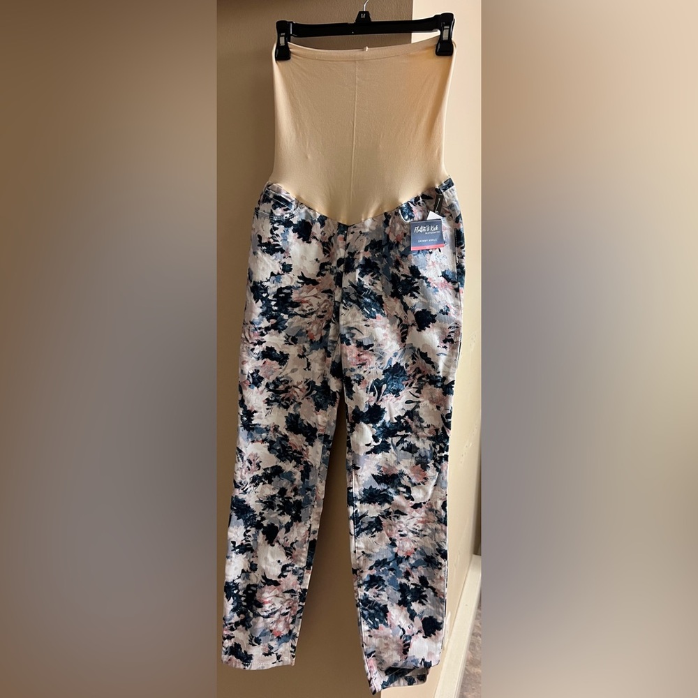 Flutter and Kick Floral Maternity Pants